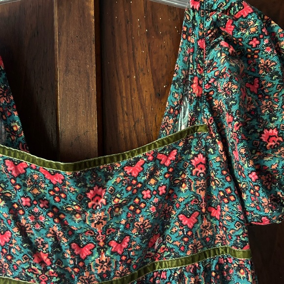 Free people corduroy maxi babydoll dress - Picture 2 of 3
